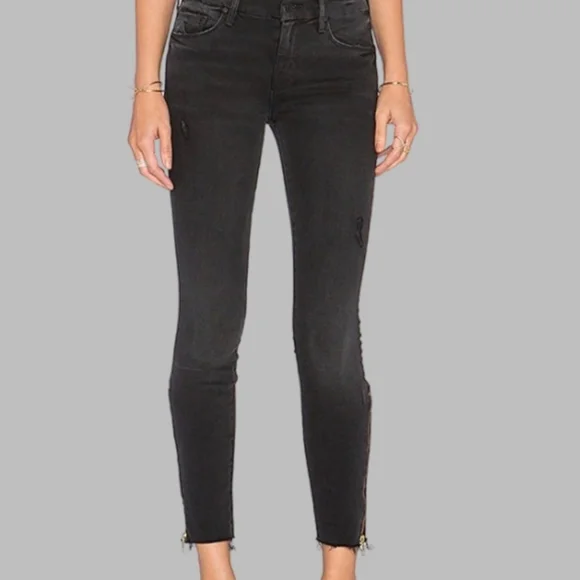 Mother Looker‎ Zip Fray Skinny Jeans Size 28 - Picture 1 of 7